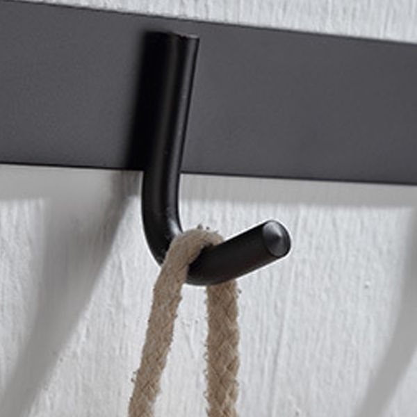Siopsrl| Modern Bathroom Accessory Set Bath Shelf Towel Holder Matte Black Bath Hardware Set