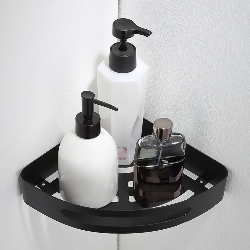 Siopsrl| Modern Bathroom Accessory Set Bath Shelf Towel Holder Matte Black Bath Hardware Set