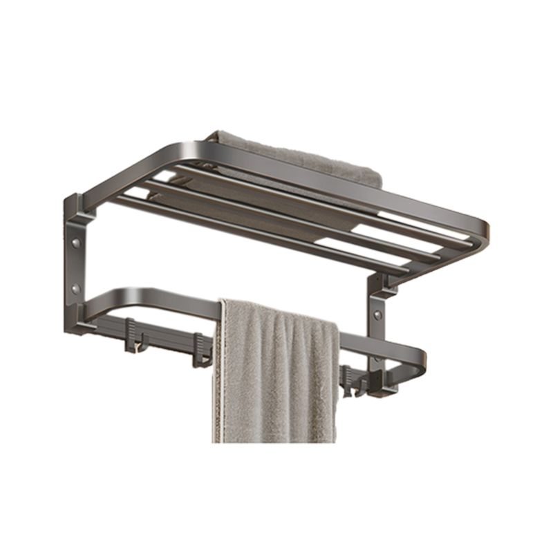 Siopsrl| Modern Bathroom Accessories Set Gray Towel Bar Bathroom Shelf Bathroom Hardware