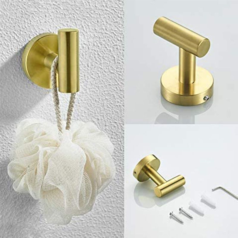 Siopsrl| Traditional Bathroom Hardware Accessory Set Towel Ring/Bathrobe Hook/Towel Bar
