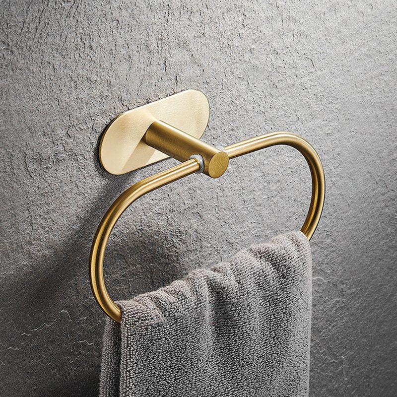 Siopsrl| Modern Simple Metal Bathroom Accessories as Individual Piece or in Set in Gold