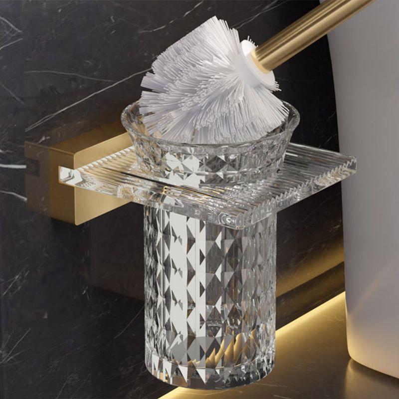 Siopsrl| 6-piece Bathroom Set Aluminium and Acrylic Bathroom Accessories Hardware Set