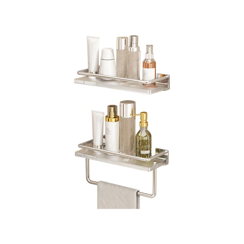 Siopsrl| Modern Silver/Gold Bathroom Hardware Set Bathroom Shelf Bathroom Set