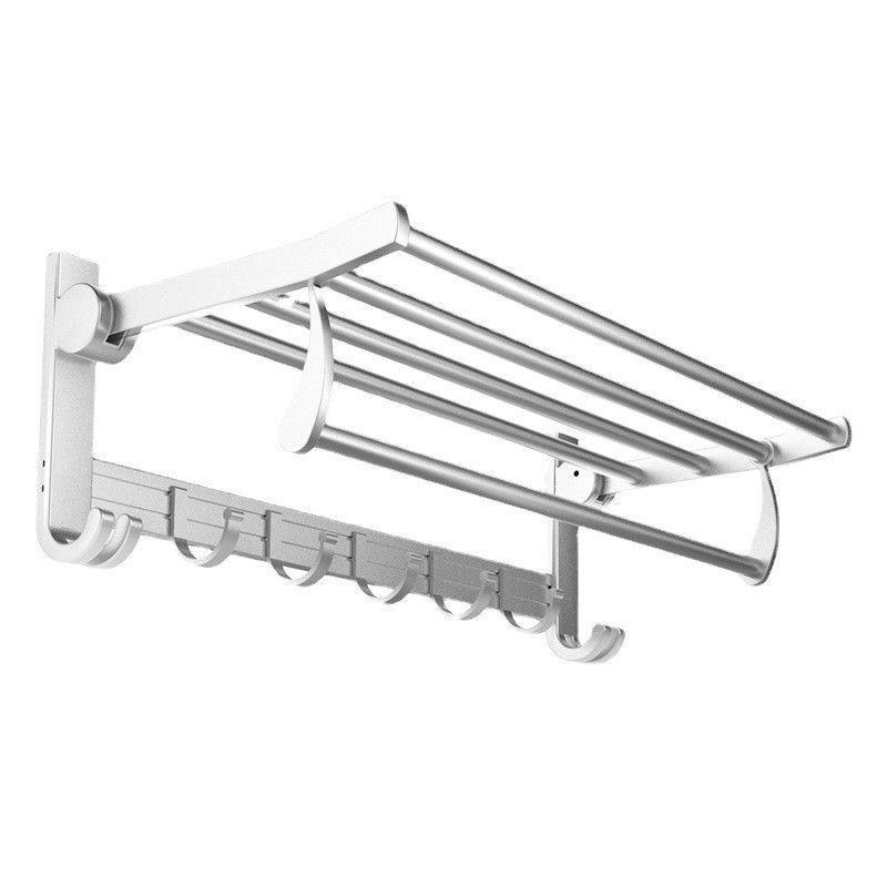 Siopsrl| Chrome/Black Classic Bathroom Accessory Set Modern Bath Shelf/Towel Bar & Paper Holder