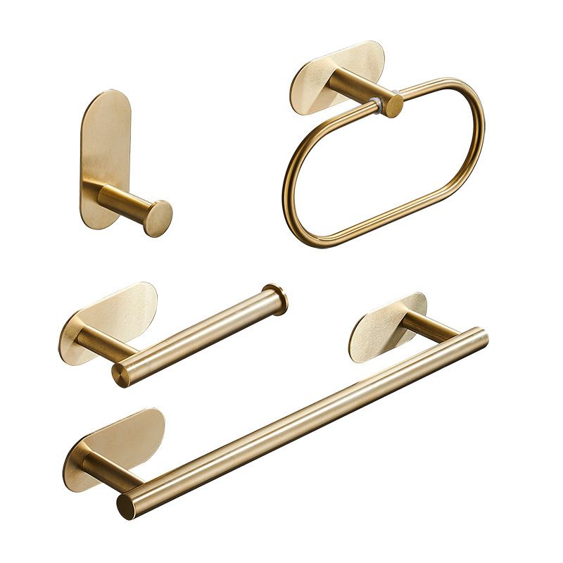 Siopsrl| Modern Simple Metal Bathroom Accessories as Individual Piece or in Set in Gold