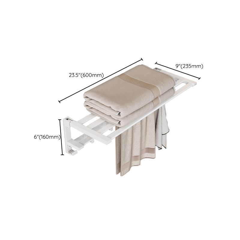 Siopsrl| Modern White Bathroom Hardware Set Towel Rack Bath Shelf Bathroom Hardware Set