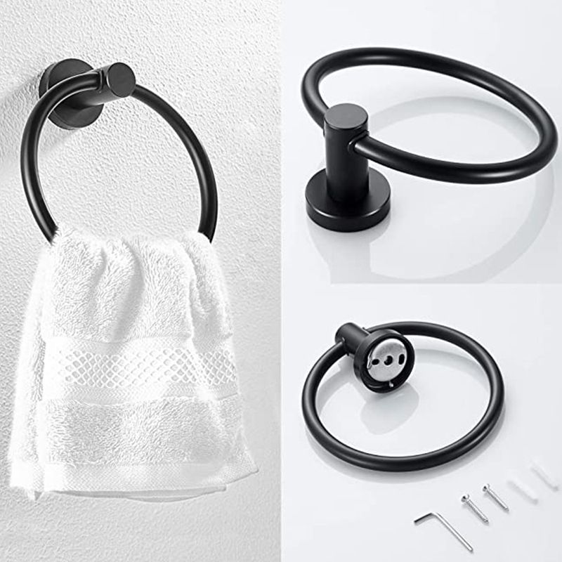 Siopsrl| Traditional Bathroom Hardware Accessory Set Towel Ring/Bathrobe Hook/Towel Bar