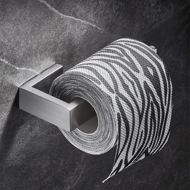 Siopsrl| Stainless Steel Bathroom Set 4-Piece Modern Style Simple Bathroom Accessory Set