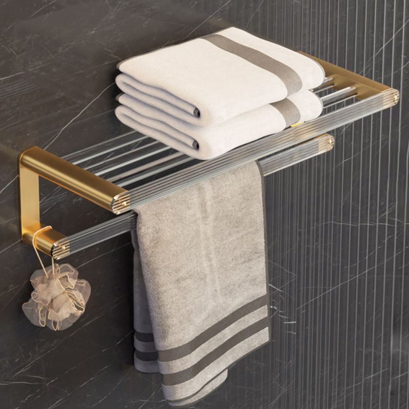 Siopsrl| 6-piece Bathroom Set Aluminium and Acrylic Bathroom Accessories Hardware Set