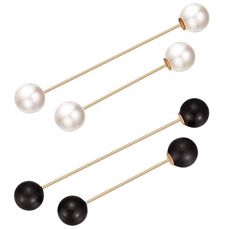 Siopsrl | Elegant Pearl and Crystal Brooch Set Siopsrl