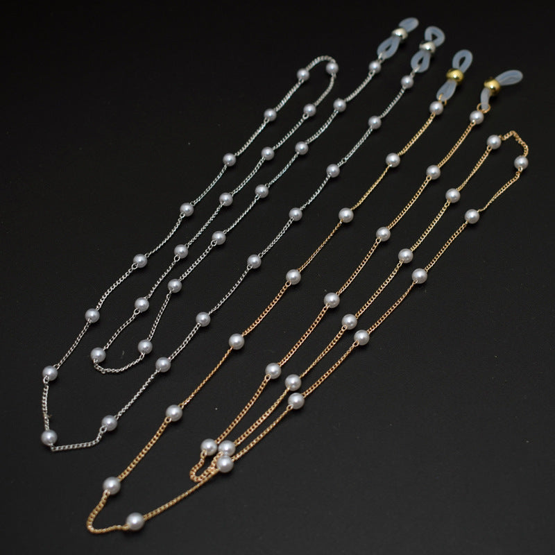 Siopsrl | Elegant Multi-Strand Pearl Eyewear Chain Siopsrl