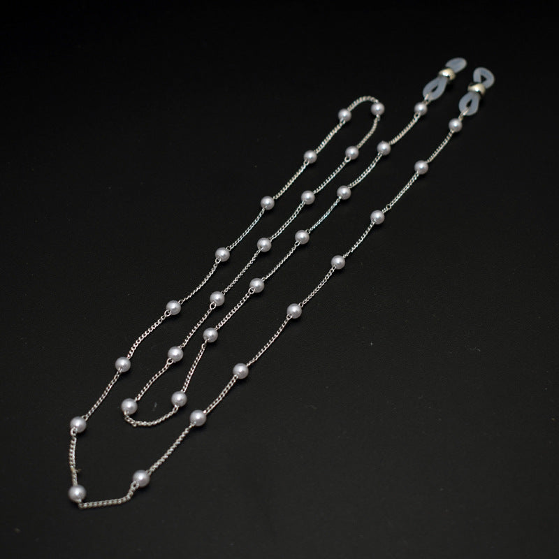 Siopsrl | Elegant Multi-Strand Pearl Eyewear Chain Siopsrl