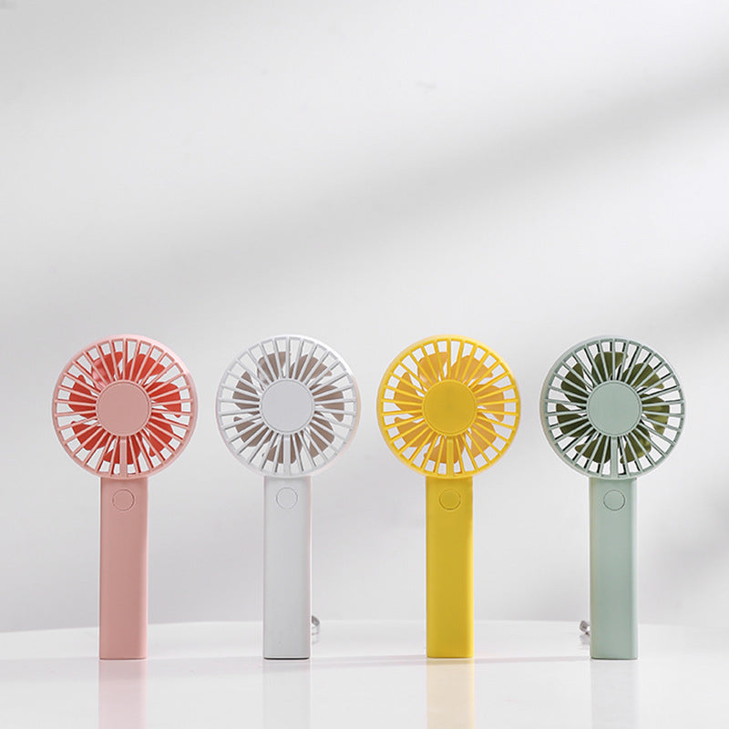 Siopsrl | Unisex nan compact portable hand fan with rechargeable battery and USB charging port quiet operation self-standing Siopsrl