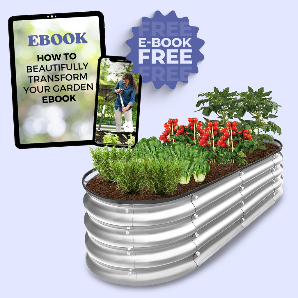 Galvanised Steel Raised Garden Bed - Easy Installations Siopsrl