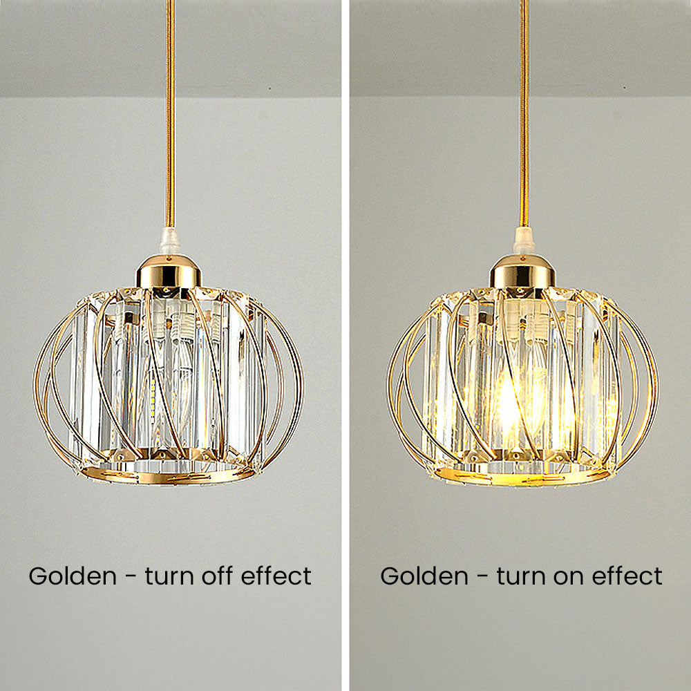 Siopsrl| Pendant Light Black Glass Globe Ceiling Fixture