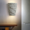 Siopsrl| Cement Bowl/Cylinder Shade Wall Lighting Modern Style 1 Light Bathroom Wall Light Fixture in Gray