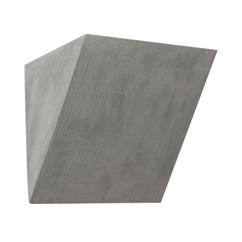 Siopsrl| Cement Bowl/Cylinder Shade Wall Lighting Modern Style 1 Light Bathroom Wall Light Fixture in Gray