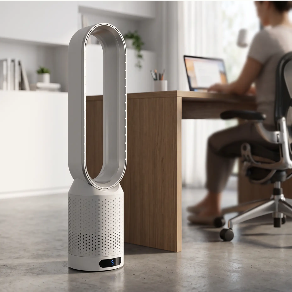 3-in-1 Portable Air Cooler with UV-C Purification, Ionizing Filter and 6L Tank