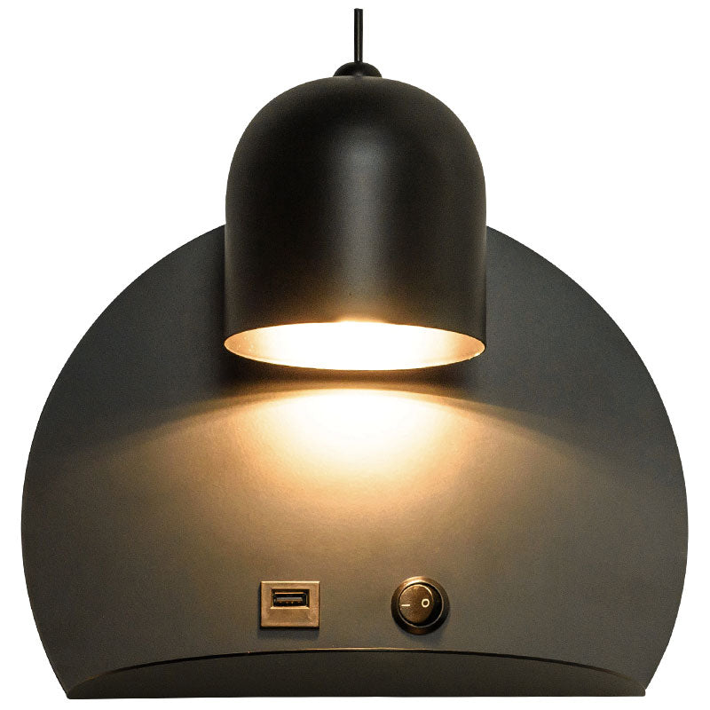 Siopsrl| Supporter Design Metal Wall Light 1 Light Modern Simple Wall Lamp for Study