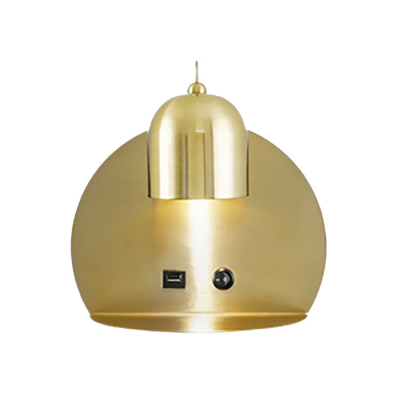 Siopsrl| Supporter Design Metal Wall Light 1 Light Modern Simple Wall Lamp for Study