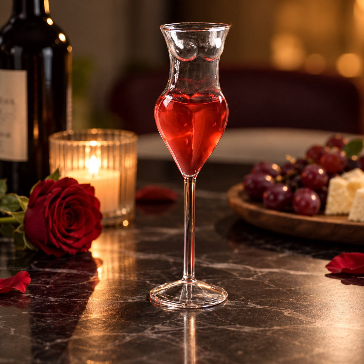 Curvy Lady Wine Glass