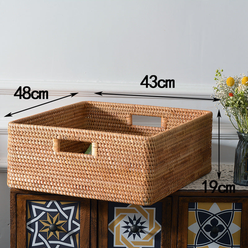 Multifunctional storage basket made of natural materials Siopsrl