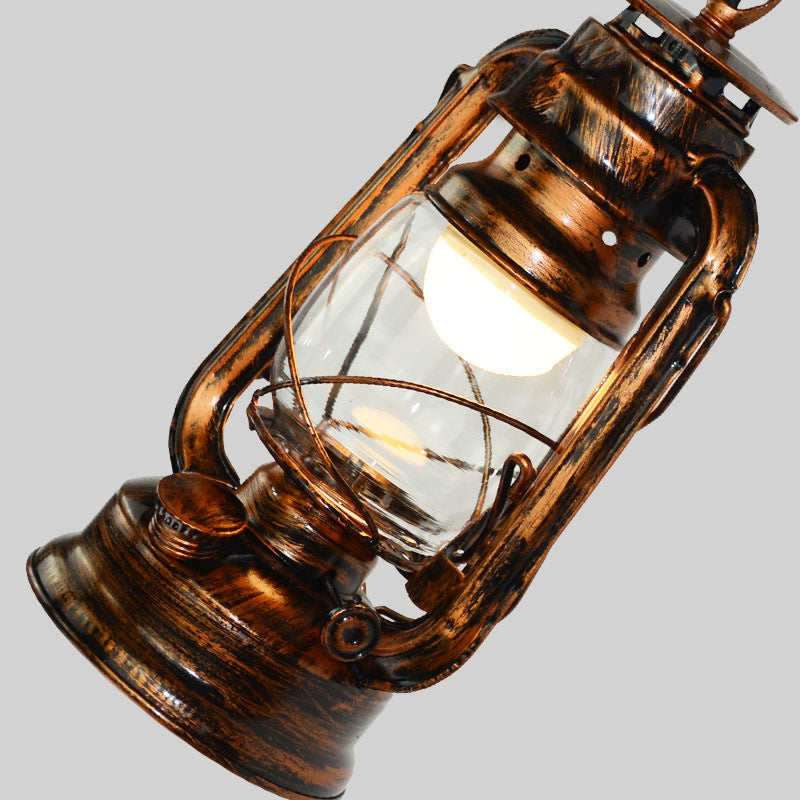 Siopsrl| 1 Light Bright Glass Wall Lamp Light Coastal Bronze Kerosene Living Room Lighting Fixture