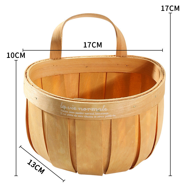 Wooden Storage Basket Siopsrl