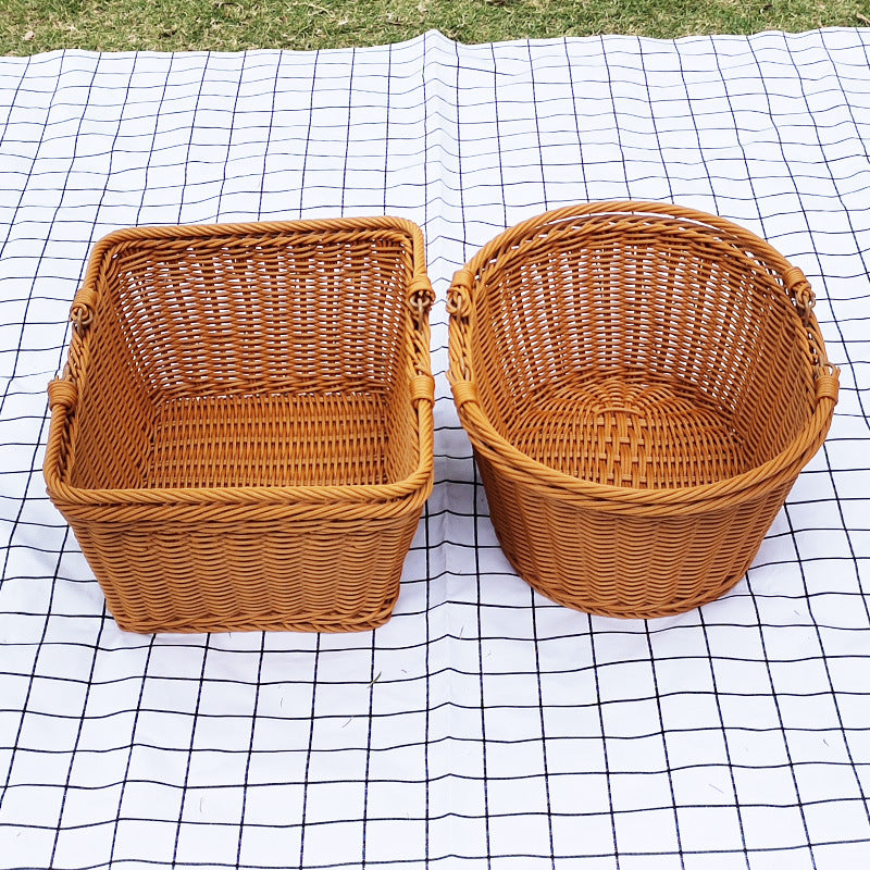Stylish Woven Market Basket Siopsrl