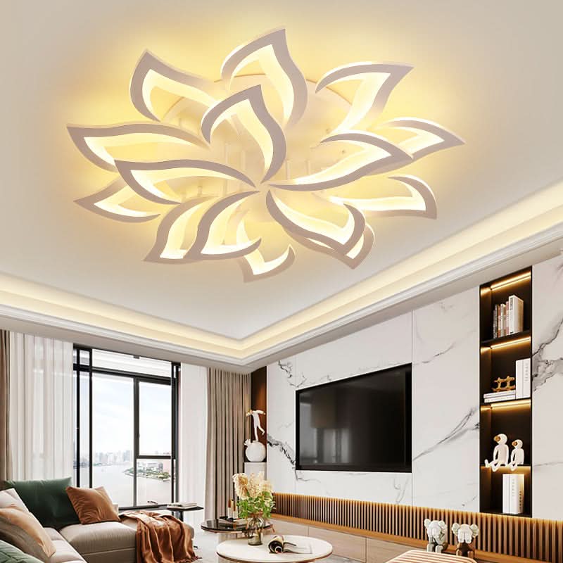 Siopsrl| Modern Flower-Shaped LED Ceiling Light for Home Décor
