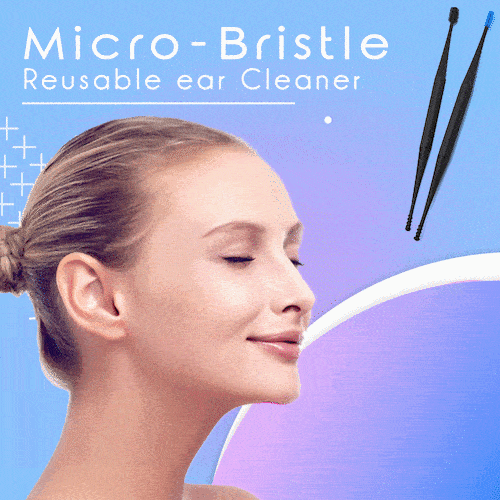 Siopsrl| Micro-Bristle Reusable Ear Cleaner