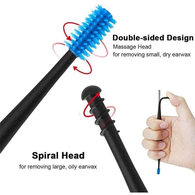 Siopsrl| Micro-Bristle Reusable Ear Cleaner