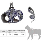 Siopsrl| Escape-Proof Adjustable Cat Walking Harness