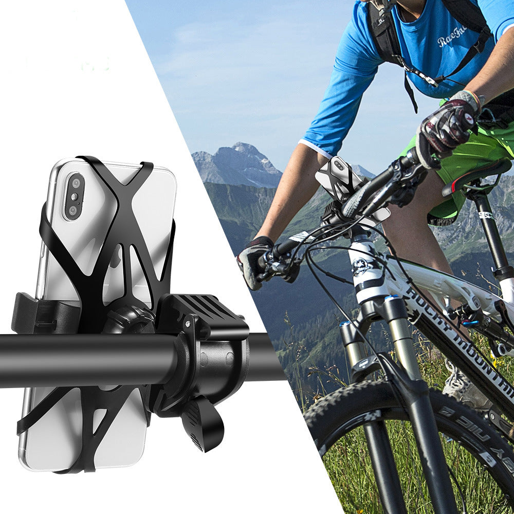 adjustable bicycle phone mount with universal handlebar clamp and 360° swivel Siopsrl