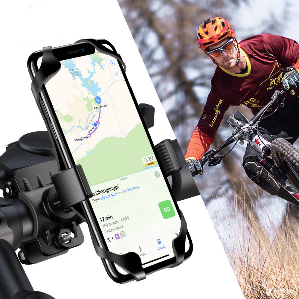 adjustable bicycle phone mount with universal handlebar clamp and 360° swivel Siopsrl