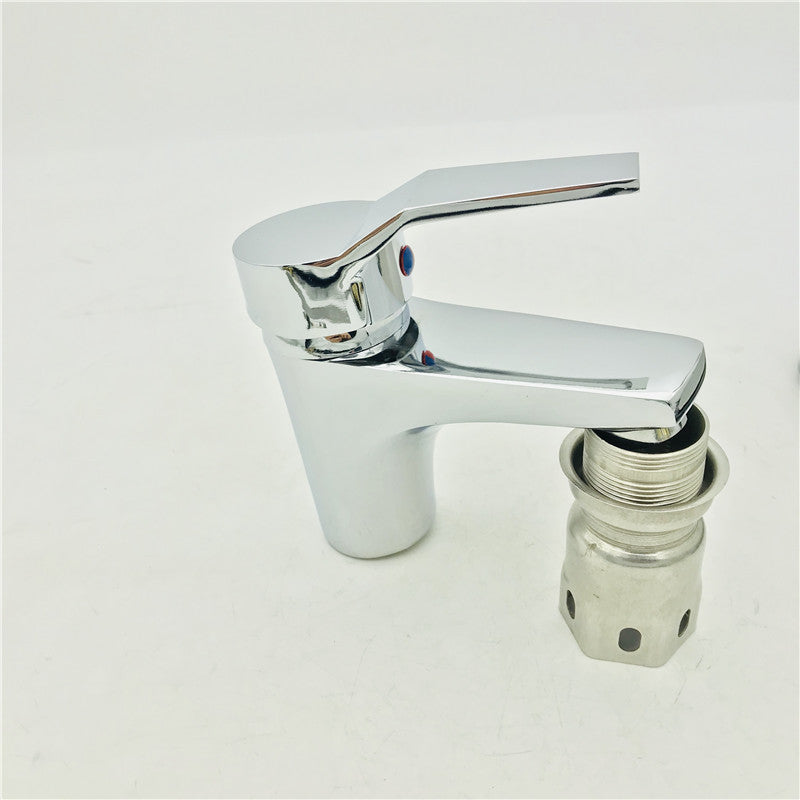 Single-Handle Deck-Mount Basin Faucet with Ceramic Cartridge Siopsrl