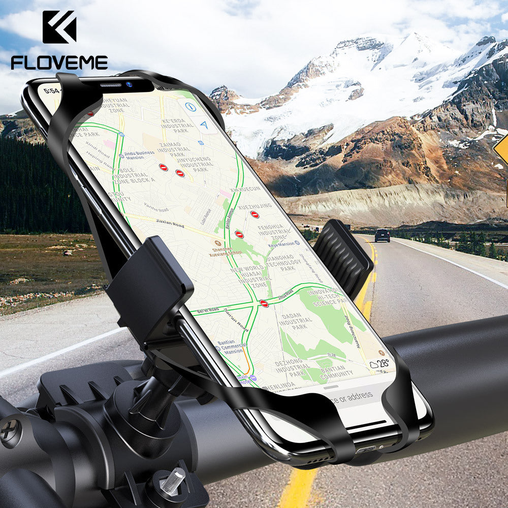 adjustable bicycle phone mount with universal handlebar clamp and 360° swivel Siopsrl