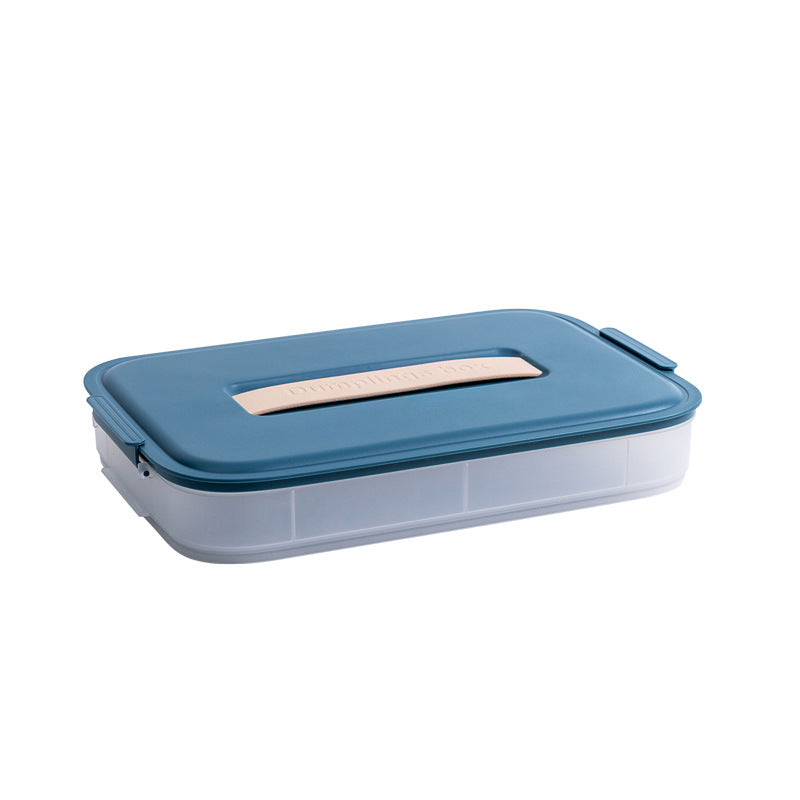 Plastic Storage Box with Handles and Transparent Design