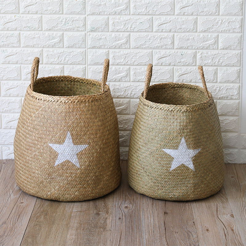 Decorative Natural Wicker Storage Basket Siopsrl