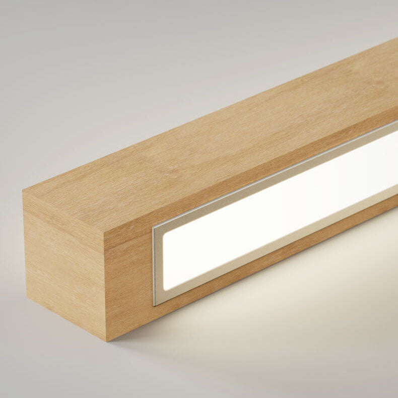 Siopsrl| ZenBeam Japanese LED Wall Light | Solid Wood Design | Modern Accent Lighting