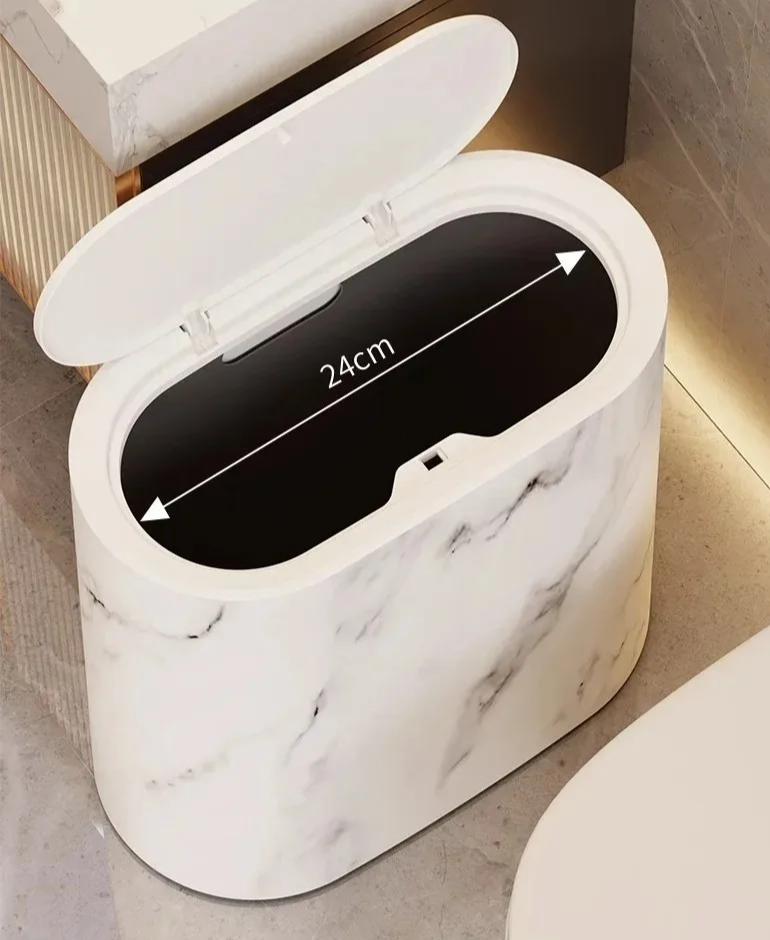 Nordic Marble Design Trash Can Siopsrl