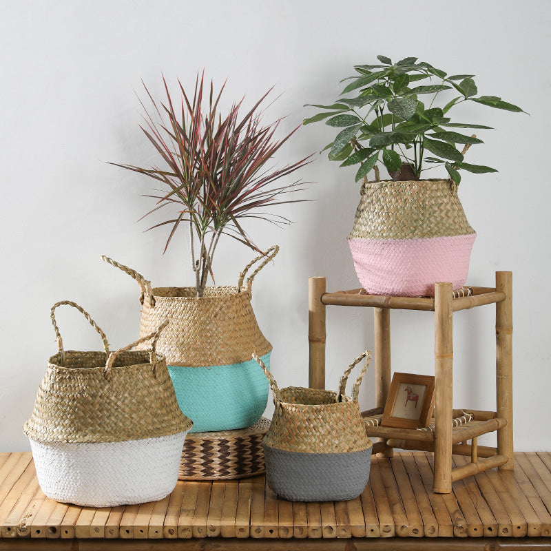 Bohemian Woven Storage Basket Siopsrl