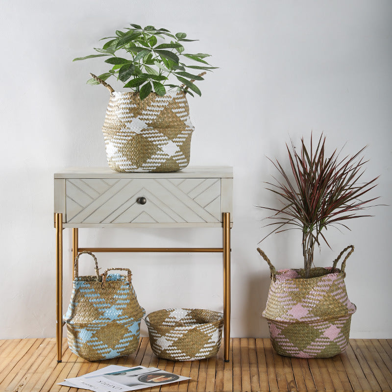 Bohemian Woven Storage Basket Siopsrl