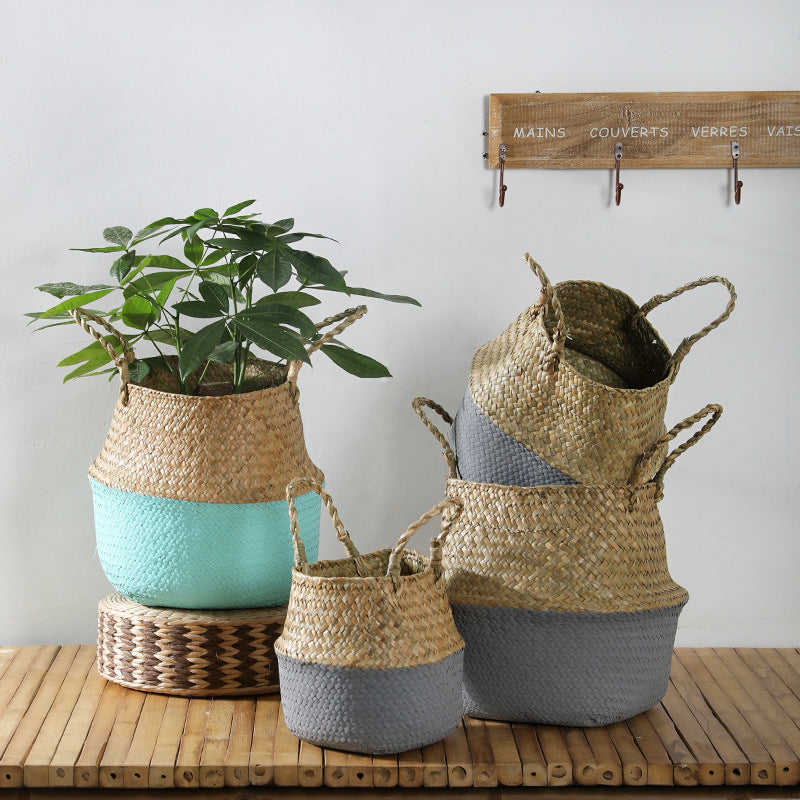 Bohemian Woven Storage Basket Siopsrl