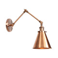 SiopsrlIndustrial Swing Arm Wall Light Bronze/Copper