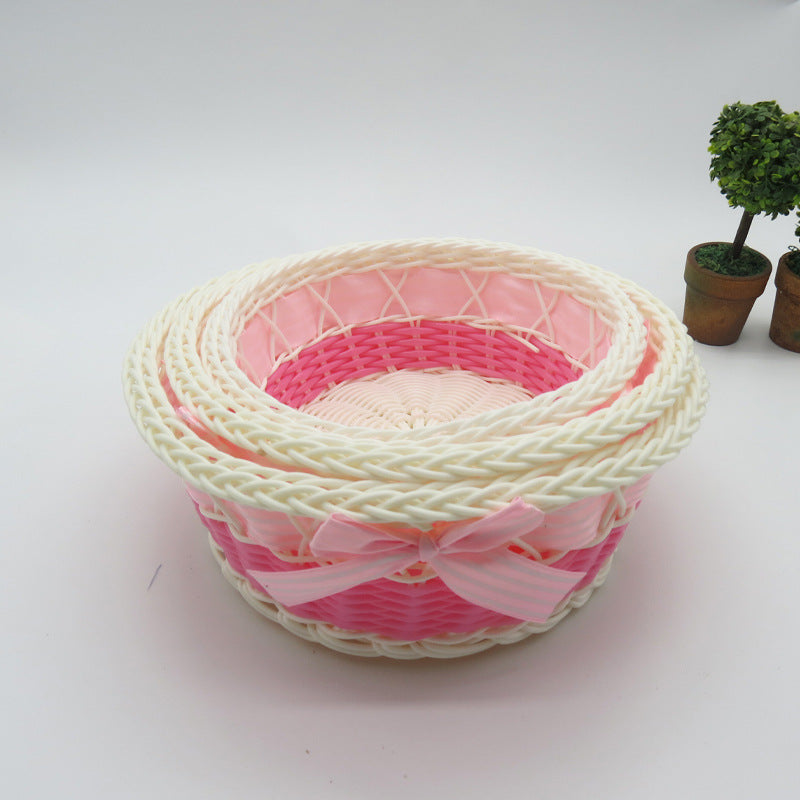 Decorative Oval Woven Storage Basket Siopsrl