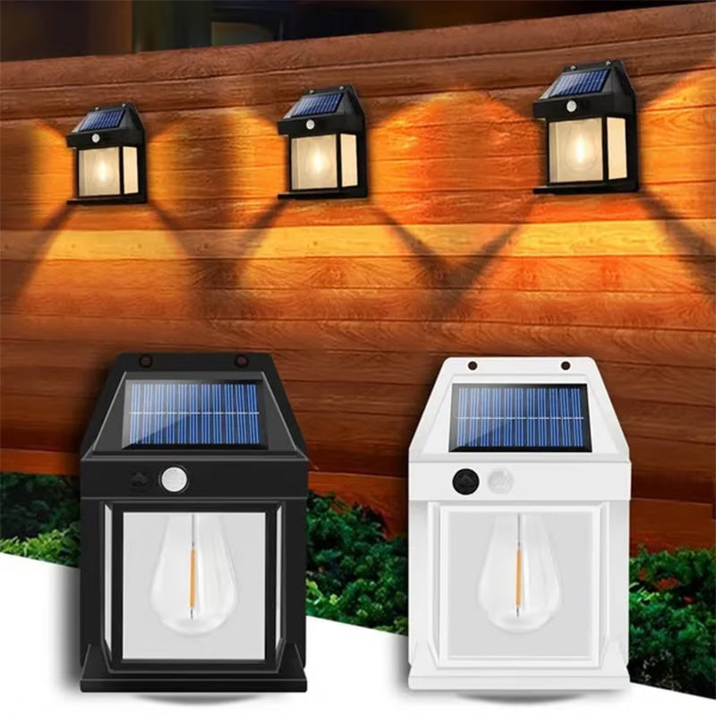 Siopsrl| Elegant Outdoor Solar Wall Light with Motion Sensor