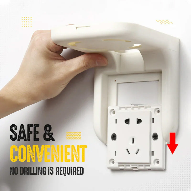 Siopsrl| No drilling required socket shelf