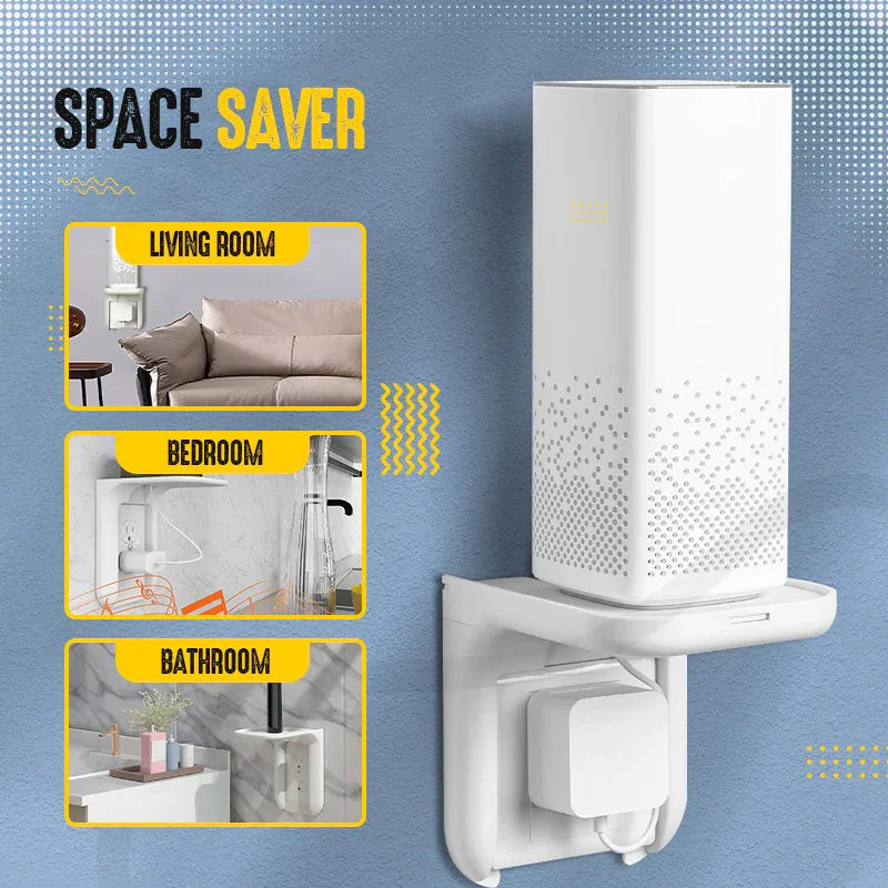 Siopsrl| No drilling required socket shelf