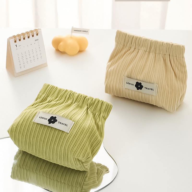 Siopsrl| Corduroy Elastic Hair Tie Organizer
